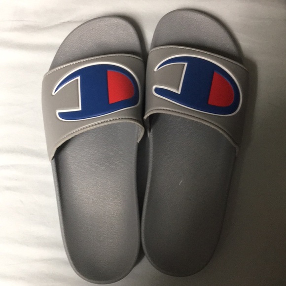 champion slides grey